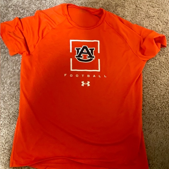 Orange Under Armour Tech Tee Auburn Football - Picture 1 of 1